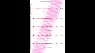 vtuber sends you audios of her fucking herself on snapchat