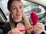 Preview 3 of Dani Ortiz drives his car while his vagina vibrates INEDITO