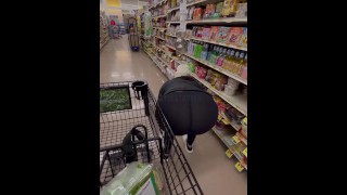 Spying On StepSis At Grocery Store (POV FUCK)