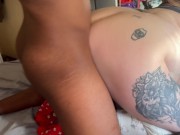Preview 4 of Foot Soles BBW Tits Morning piss and BBC Backshots