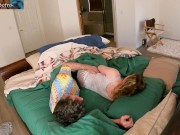 Preview 2 of Stepmom shares bed with stepson to make room for the cousins