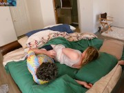 Preview 3 of Stepmom shares bed with stepson to make room for the cousins
