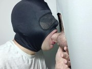 Preview 4 of My male soccer player goes to the gloryhole before going to training,he needs to impregnate a throat