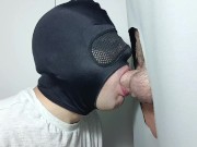Preview 5 of My male soccer player goes to the gloryhole before going to training,he needs to impregnate a throat