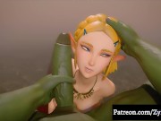 Preview 1 of Princess Zelda fucked by orc, more content on Patreon