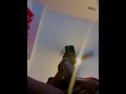 Preview 3 of BBC Cumshot to start the morning - Ground POV