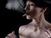 Preview 3 of Body & Smoke - A Film Noir Smoking Fetish 4K Full Video
