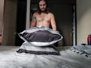 Preview 2 of Fucking the Pillows Until Cumshot