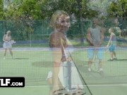 Preview 4 of Mellanie Loves Playing Tennis, But Even More So, She Loves Sucking Oliver’s Juicy Cock - MYLF