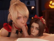 Preview 6 of Lunafreya & Aerith came for candy but only your Cock was left