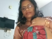 Preview 2 of Sexy Bipasa sucking very hard on Function and fucking horny on Saree with her Colleague