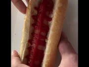 Preview 4 of I eat a hotdog with cum
