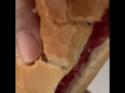 Preview 5 of I eat a hotdog with cum
