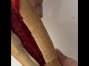 Preview 6 of I eat a hotdog with cum