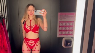 Fully Nude SavageX Lingerie Try On Haul - Tryon, Talk, and Twerk - Petite Redhead