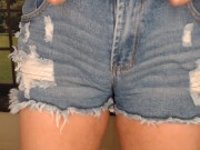 Preview 5 of Jean Shorts Cameltoe