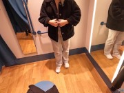Preview 2 of Big Ass French Teen Caught Stealing And Fucked In Anal In The Fitting Room