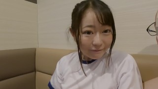 [UNCEN]Japanese college student blowjob and handjob