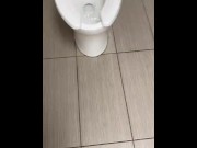 Preview 1 of Taking a loud piss at a public Walmart desperate moanIng felt fucking good