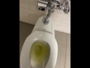 Preview 5 of Taking a loud piss at a public Walmart desperate moanIng felt fucking good