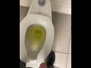 Preview 6 of Taking a loud piss at a public Walmart desperate moanIng felt fucking good