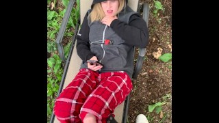 Flashing my cock to cute girl at the park-want to fuck in the bushes?@tokenhotcouple OF leakprt1