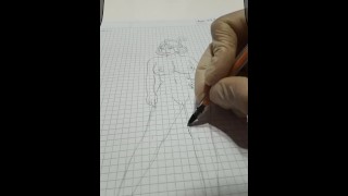 Drawing the musketeer girl 🔥(N.P.B VOL.2)