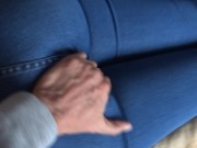 Preview 2 of I show my big ass with my jeans on and my jeans down, they caress me and want to fuck me