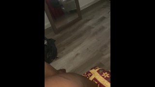 Married woman having sex while doing house.　Acrobatic Pumping Big Butt Creampie Bizarre POV Homemade