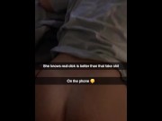 Preview 6 of Met a Lesbian at School and I fucked her on Snapchat while talking with her girlfriend
