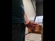 Preview 3 of Teasing my cock in the storage room