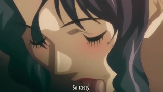 Red Haired Beauty Makes Paizuri to Big Cock With Her Huge Melons | Hentai