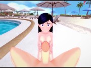 Preview 5 of Violet Parr having sex on the pool FULL POV | The Incredibles