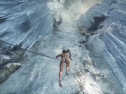 Preview 4 of Rise Of The Tomb Raider Nude Mod installed Game Play [Part 01] Adult game Play