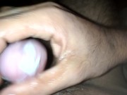 Preview 3 of Step Mom Busts Step Son condom Masturbating And Makes Him Cum In