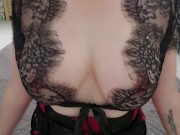 Preview 1 of !SHOCKER!** MILF WIFE ** GIVES POV BJ with MA$$IVE TITTY CLOSE UP
