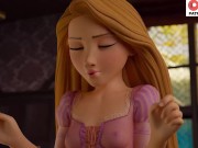 Preview 6 of Rapunzel Hetai Story Playing With Feet | Hottest Rapunzel Hentai Animation 4k 60fps