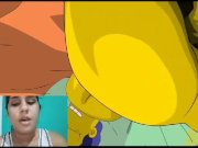 Preview 6 of Marge and Homer Simpson Hot Fucking and Facial uncensored hentai