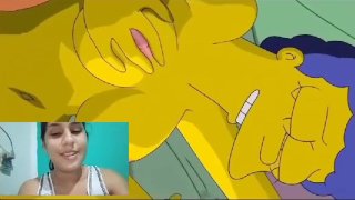 Marge and Homer Simpson Hot Fucking and Facial uncensored hentai