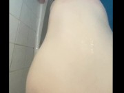 Preview 5 of Railing Her Tight Pussy In The Shower Ends Up In Rough Sex With Whip