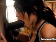 Preview 2 of Tomb Raider Lara croft fucked HD
