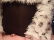 Preview 1 of Hunping my wife's furry coat