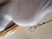 Preview 2 of My Brazilian blonde stepdaughter is the exclusive sexual...anal sex after warming her up