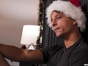 Preview 1 of Sexy Couple Drill Hunk Stepbro For XXX-Mas - NextDoorTwink