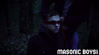 MasonicBoys Adam Snow Gives Ritualistic Load to Logan Cross