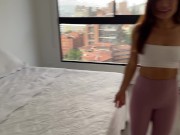 Preview 3 of Sensual morning sex with a Latina girl with a perfect body