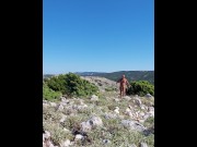 Preview 5 of nude walking on fileds of sage - what a beautyfull country