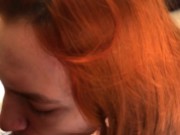 Preview 3 of HOT REDHEAD from TikTok RIDING my DICK and giving me a delicious BLOWJOB - amateur POV
