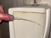 Preview 5 of Quick pissing in a public toilet close up