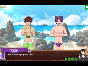 Preview 2 of Gameplay - Yoichi fucking on the beach - HentaiGameYaoi
